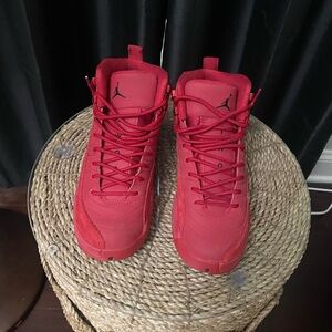 Kids Jordan Sneakers in Bold Red